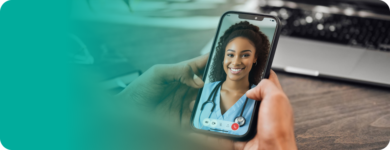 Virtual care background